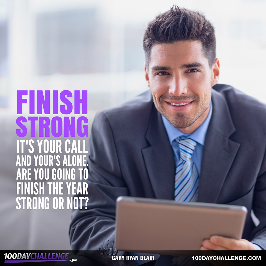 Finish Strong: Never Settle