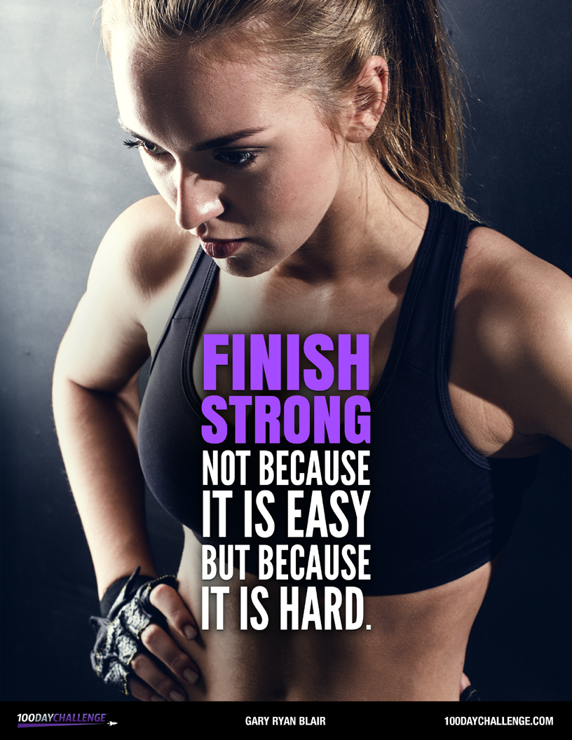 Why Most People Don't Finish Strong