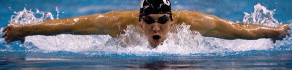 Olympic champion swimmer Michael Phelps.